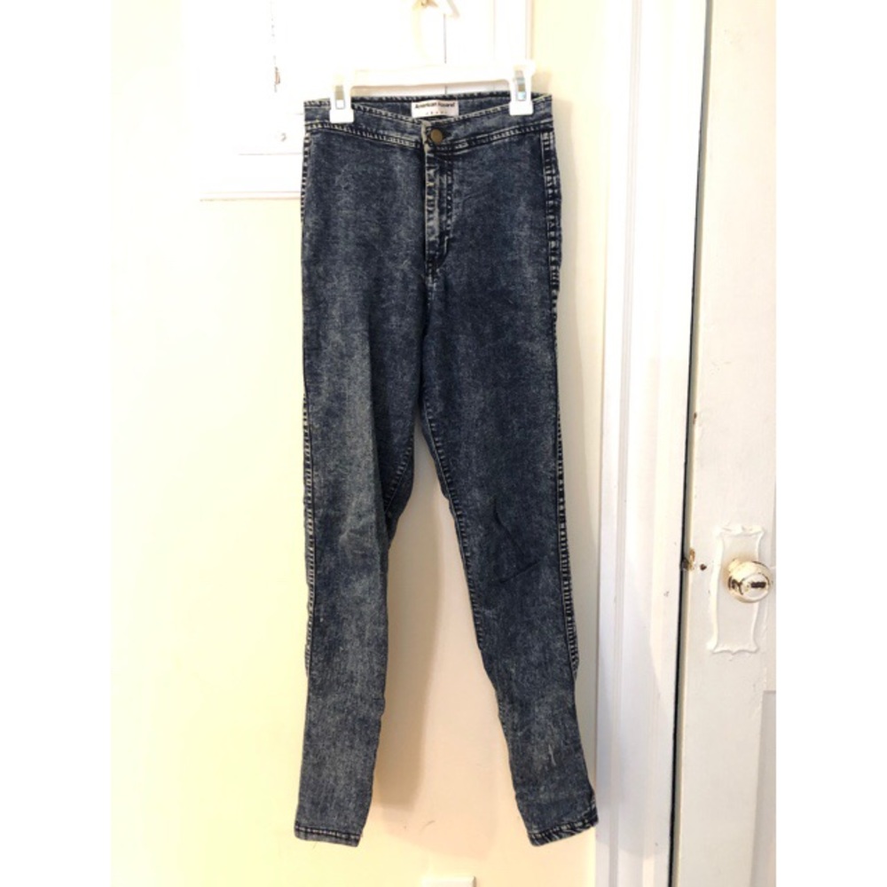 American apparel high waisted jeans